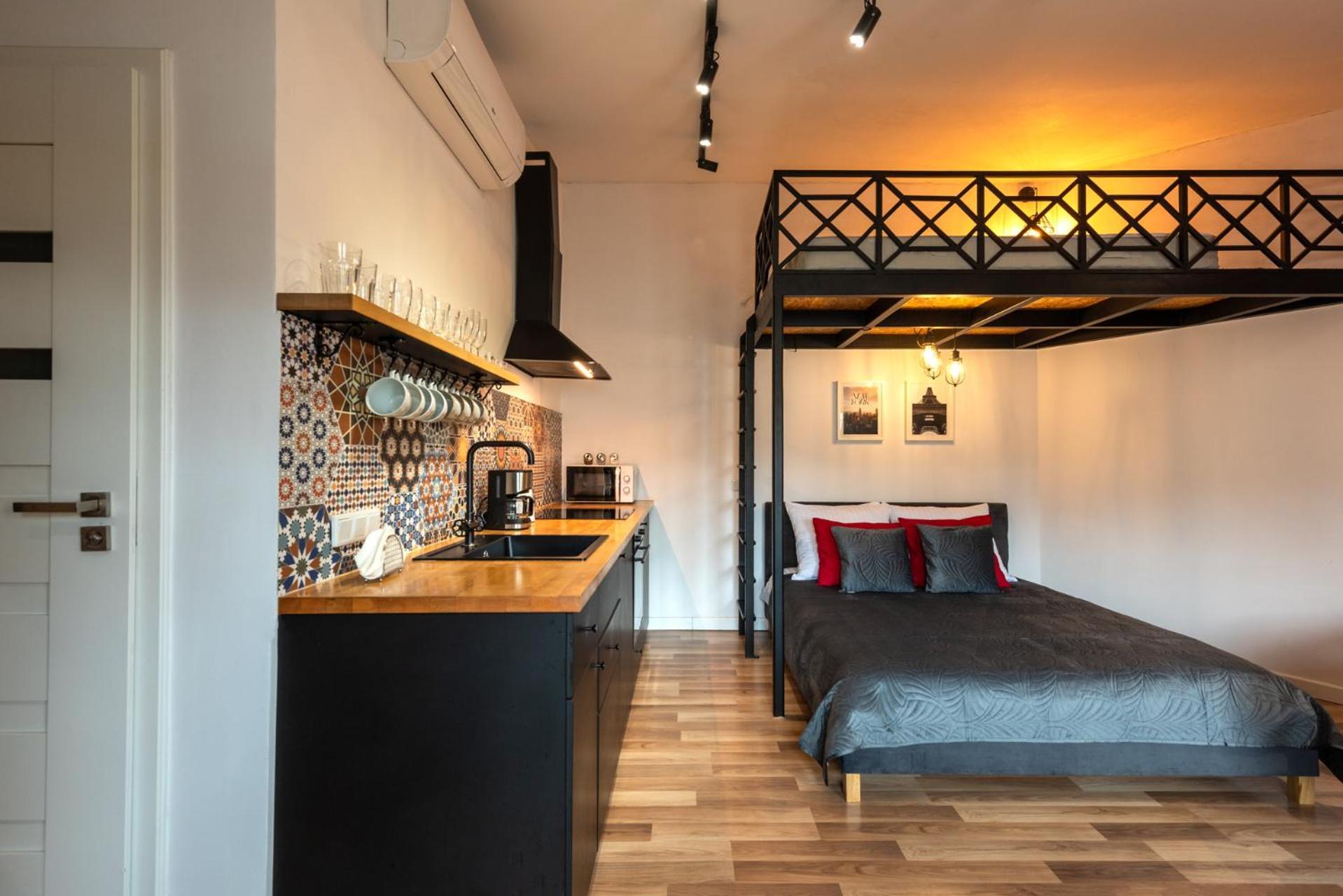 קרקוב Modern Apartment Arizona Studio Old Town Dietla Balcony מראה חיצוני תמונה