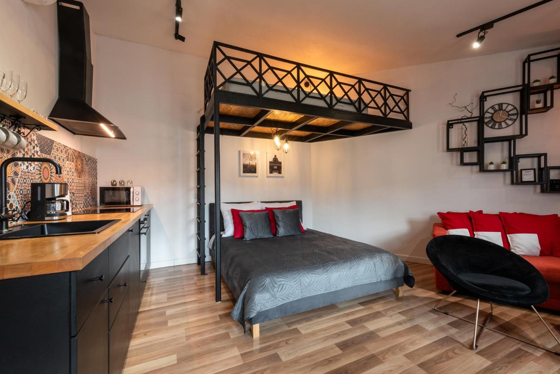 קרקוב Modern Apartment Arizona Studio Old Town Dietla Balcony מראה חיצוני תמונה