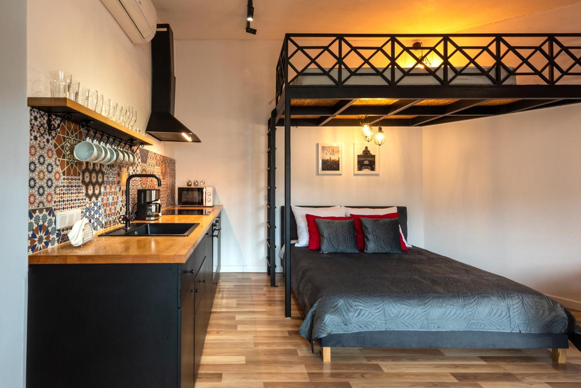 קרקוב Modern Apartment Arizona Studio Old Town Dietla Balcony מראה חיצוני תמונה